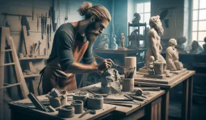 Image that illustrates Sculptor salary and career information