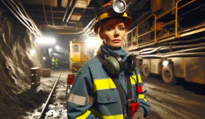 Image that illustrates Safety Workers, mining salary and working conditions