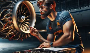 Image that illustrates Aircraft Engine Mechanic Salary and Career Opportunities