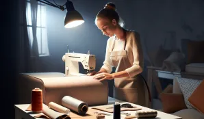 Image that illustrates Salary for Upholstery Seamstress