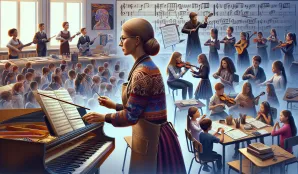 Image that illustrates School Music Teacher Salary and Career Information