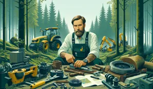 Image that illustrates Forest Machine Mechanic Salary and Job Prospects