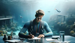 Image that illustrates Diving Instructor Salary and Work: What You Need to Know