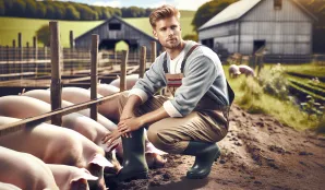 Image that illustrates Salary and Work for Service Assistant in Pig Farming