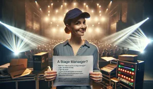 Image that illustrates Stage Manager Salary and Working Conditions