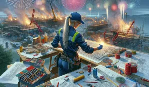 Image that illustrates Salary and Work for Pyrotechnician, fireworks