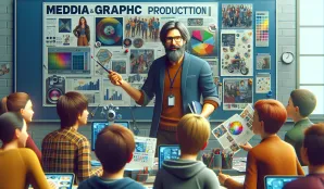 Image that illustrates Teacher, media, graphic production salary and career info