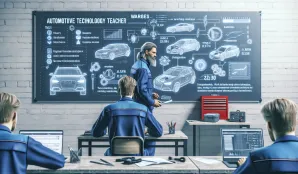 Image that illustrates Teacher, Automotive Technology Salary and Career Information