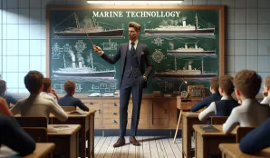 Image that illustrates Teacher, YOU, maritime technology salary and work