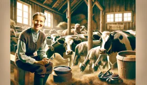 Image that illustrates Salary for Barn Caretakers, farm livestock