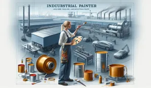 Bild som illustrerar Industrimålare lön och yrkesinformation