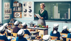 Image that illustrates Salary and Work for Home Economics Teachers, High School