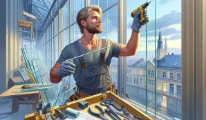 Image that illustrates Glass Installer Salary and Working Conditions