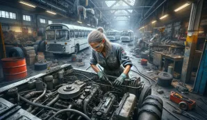 Image that illustrates Bus Mechanic Salary and Job Prospects