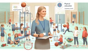 Image that illustrates Physical Education Teachers, Elementary School Salary and Working Conditions