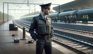 Image that illustrates Railway Security Guard Salary and Working Conditions