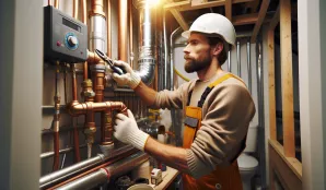 Image that illustrates Salary and Work as Service Technician, Plumbing and HVAC