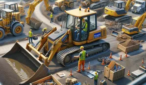 Image that illustrates Excavator Operator Salary and Future Prospects in the Construction Industry