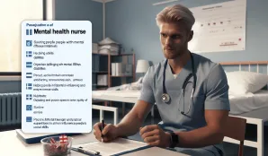 Image that illustrates Mental Health Nurse Salary and Working Conditions