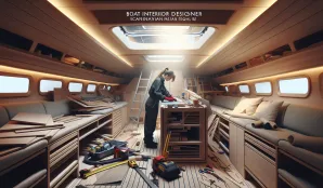 Image that illustrates Boat Interior Designer Salary and Employment: Your Guide to the Profession