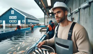 Image that illustrates Aquaculture Worker Salary and Working Conditions