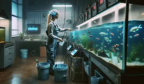 Image that illustrates Aquarium Technician Salary and Job Description