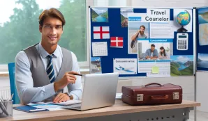 Bild som illustrerar Travel counselor lön och yrkesinformation