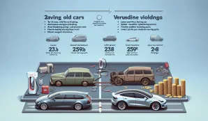 Bild som illustrerar Från Volvo V70 till Tesla Model Y: En smart byte