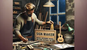 Bild som illustrerar Skylttillverkare, hantverk