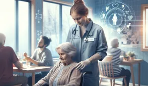 Bild som illustrerar Vårdare, funktionshindrade