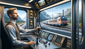 Image that illustrates Train driver