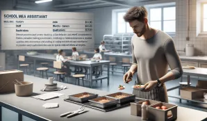 Image that illustrates School meal assistant