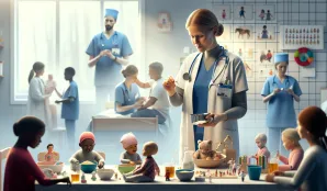 Image that illustrates Nursing assistant, children