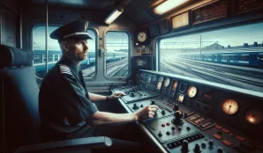 Image that illustrates Train driver