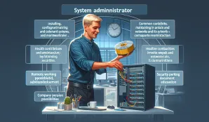 Image that illustrates System administrator, computer technician
