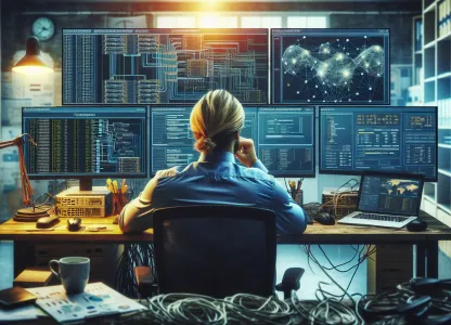 Bild som illustrerar Nätverksadministratör