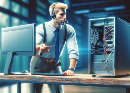 Bild som illustrerar It-tekniker-support