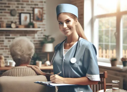 Bild som illustrerar Undersköterska-hemsjukvård