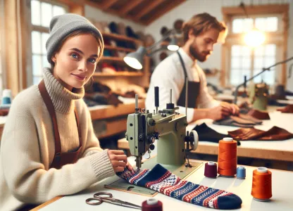 Image that illustrates Salary and Work as a Sock Seamstress