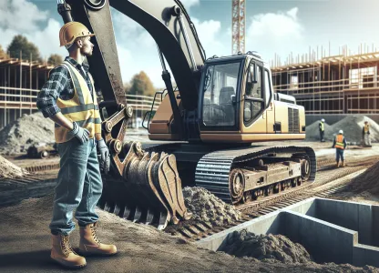 Image that illustrates Working as an Excavator Operator