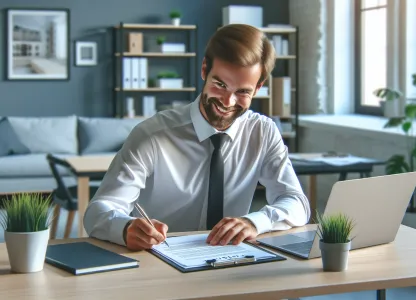 Bild som illustrerar Uthyrare-bostadsförmedlare