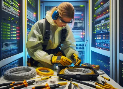 Image that illustrates A Career as a Fiber Technician: Installation and Splicing