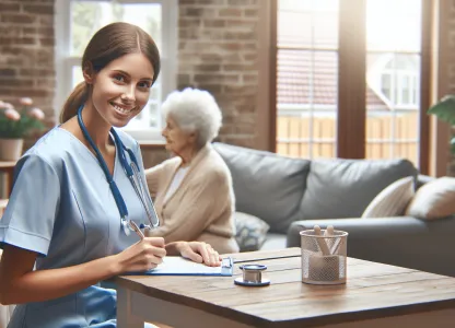 Bild som illustrerar Undersköterska-äldreomsorg-i-hemmet