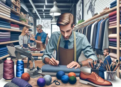 Image that illustrates Occupational Profile: Retail Salesperson in Textiles, Shoes, and Leather