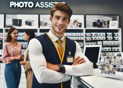 Image that illustrates Introduction to the profession of Photo Assistant in a store