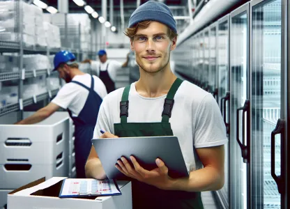 Image that illustrates Introduction to the profession of Freezer Warehouse Worker, Packer