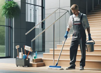 Image that illustrates Occupational Profile: Staircase Cleaner