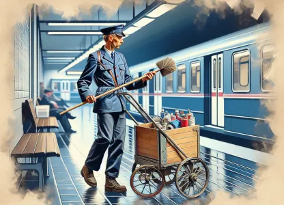 Image that illustrates Train Cleaner: Job Description and Salary