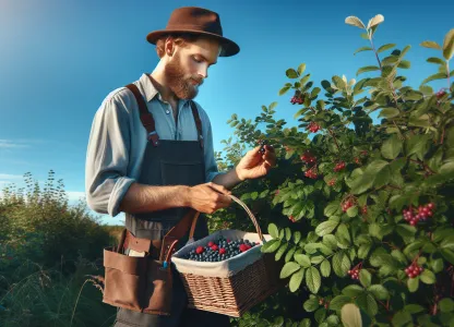 Image that illustrates Salary and Working Conditions for Berry Pickers