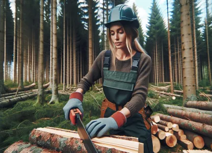 Image that illustrates Working as a Timber Cruiser